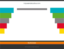 Tablet Screenshot of hopelandstudios.com